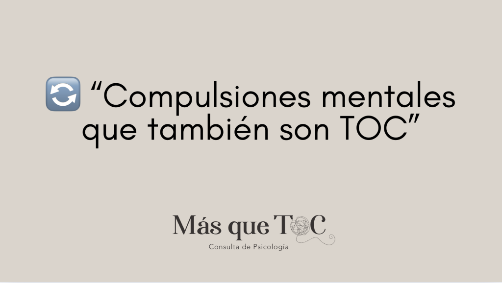 compulsiones mentales TOC
