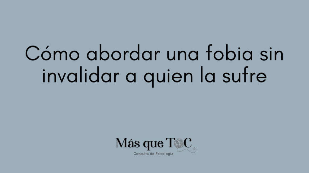 cómo abordar una fobia